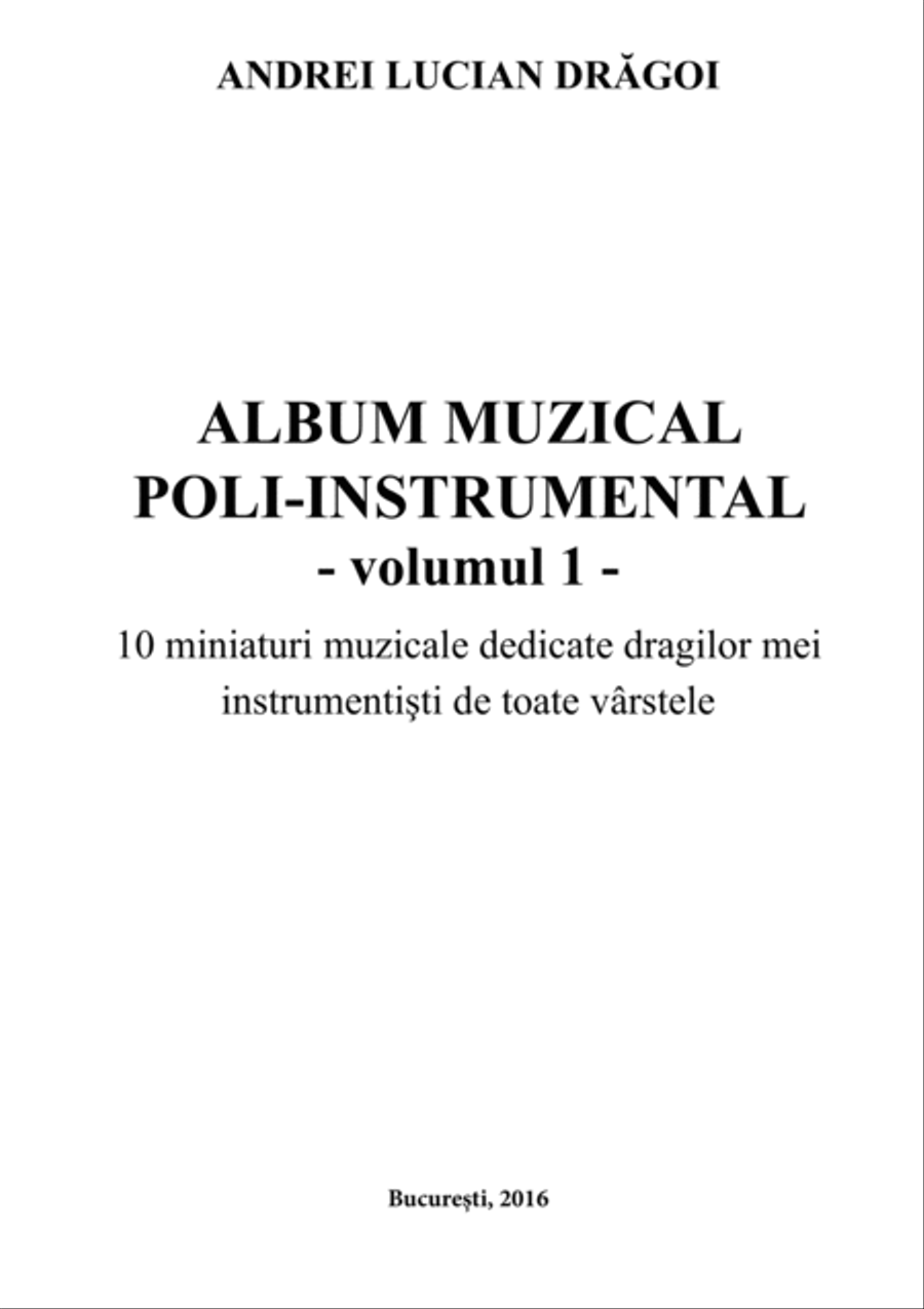 Multi-instrumental album - volume 1 (10 lead sheets, each in 4 different tonalities), edition I - 20 image number null