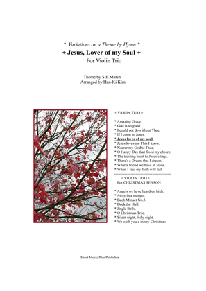 Book cover for Jesus lover of my soul (For Violin Trio)