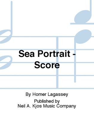 Book cover for Sea Portrait - Score