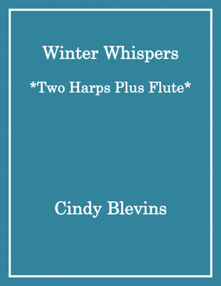 Book cover for Winter Whispers, for Two Harps Plus Flute
