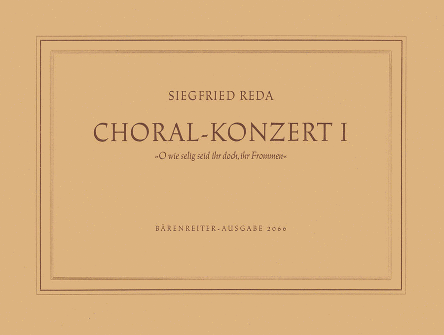 Choralkonzert 