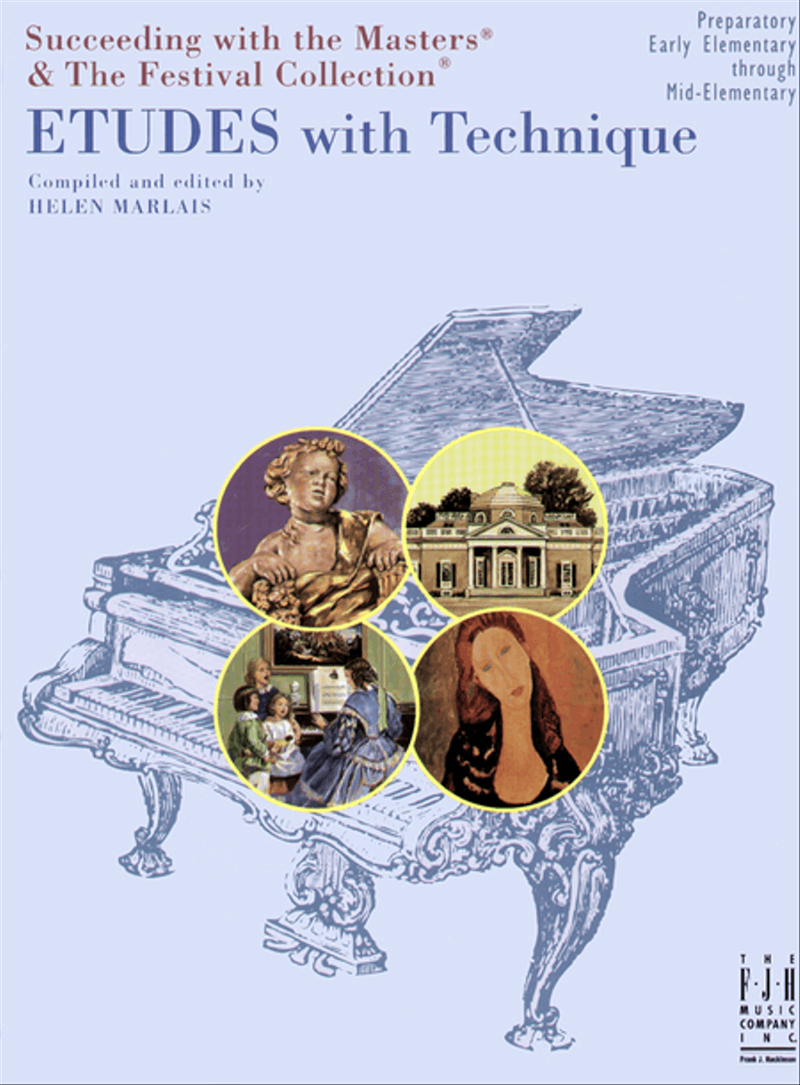 Etudes with Technique, Preparatory Piano Method scores gallery preview page 1