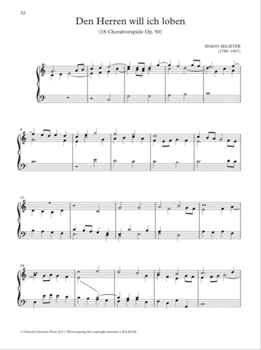 Oxford Book of Lent and Easter Organ Music for Manuals Organ Solo scores gallery preview page 32