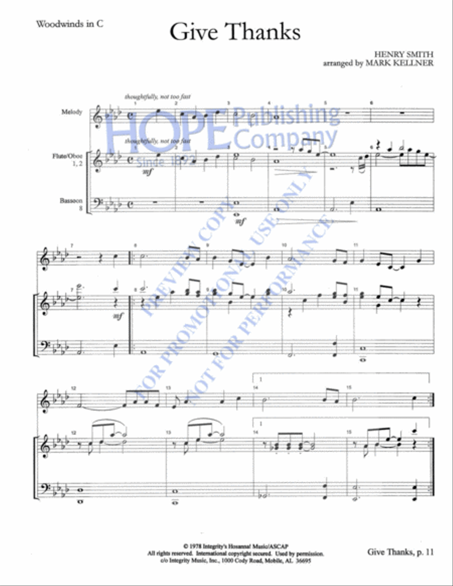 Praise Him with Instruments Orchestra scores gallery preview page 14