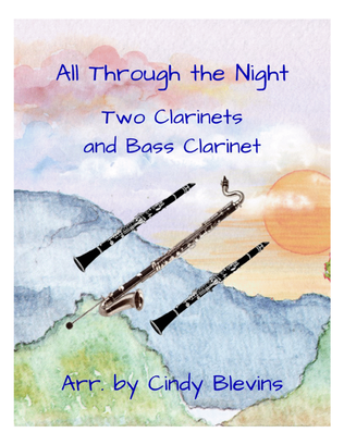 All Through the Night, for Two Clarinets and Bass Clarinet