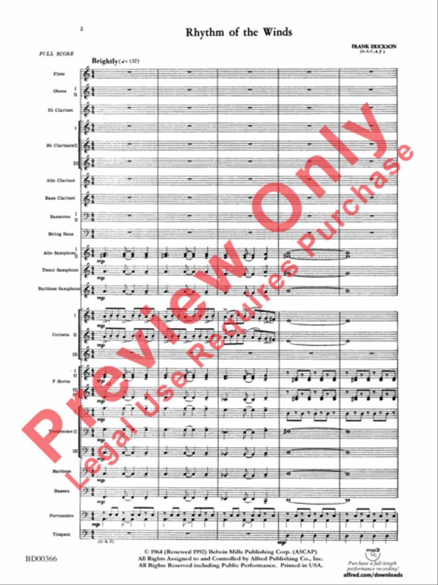 Rhythm of the Winds Concert Band scores gallery preview page 3