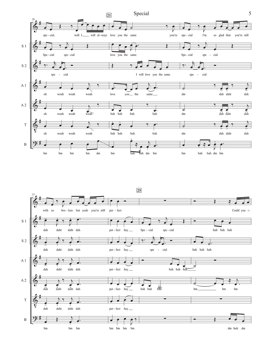 Special Special Divisi scores gallery preview page 5