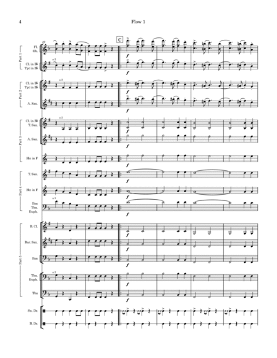 Hilo March Concert Band scores gallery preview page 4