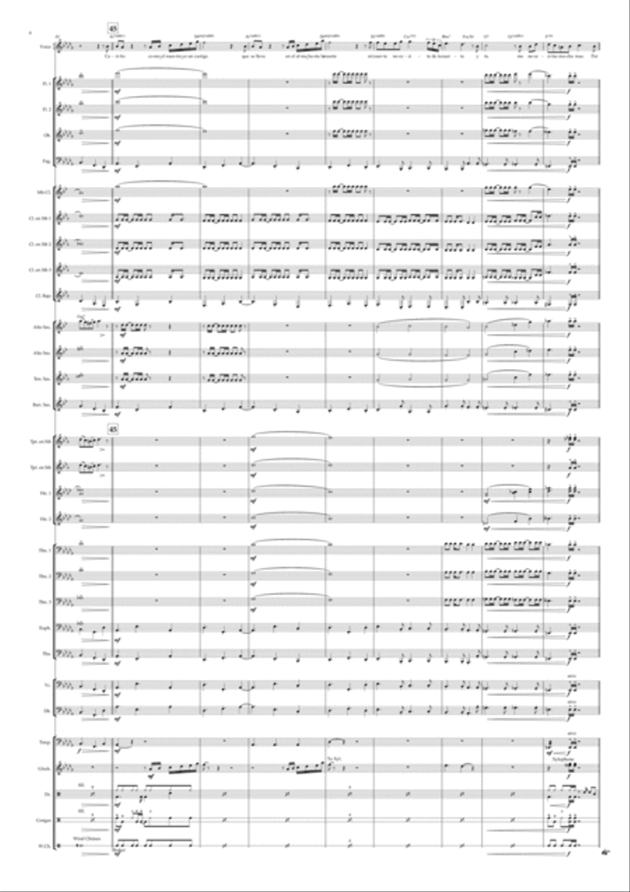 Encadenados Concert Band scores gallery preview page 6
