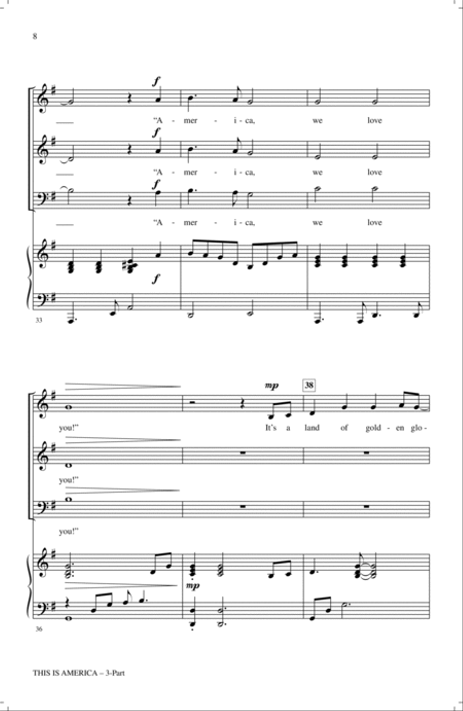 This Is America This Is America 3-Part scores gallery preview page 6