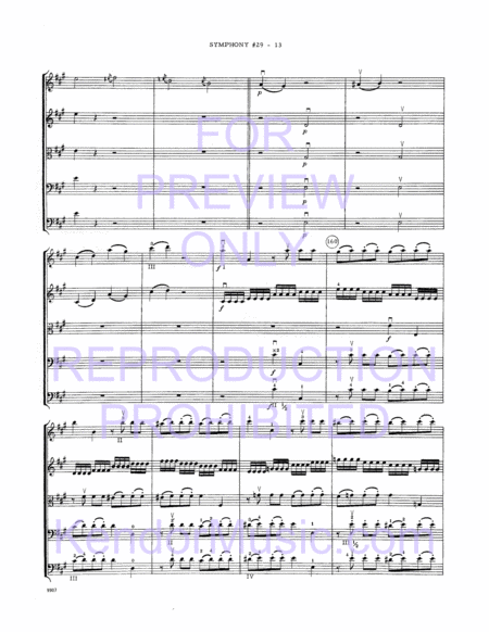 Symphony #29 (1st Movement) (Full Score)
