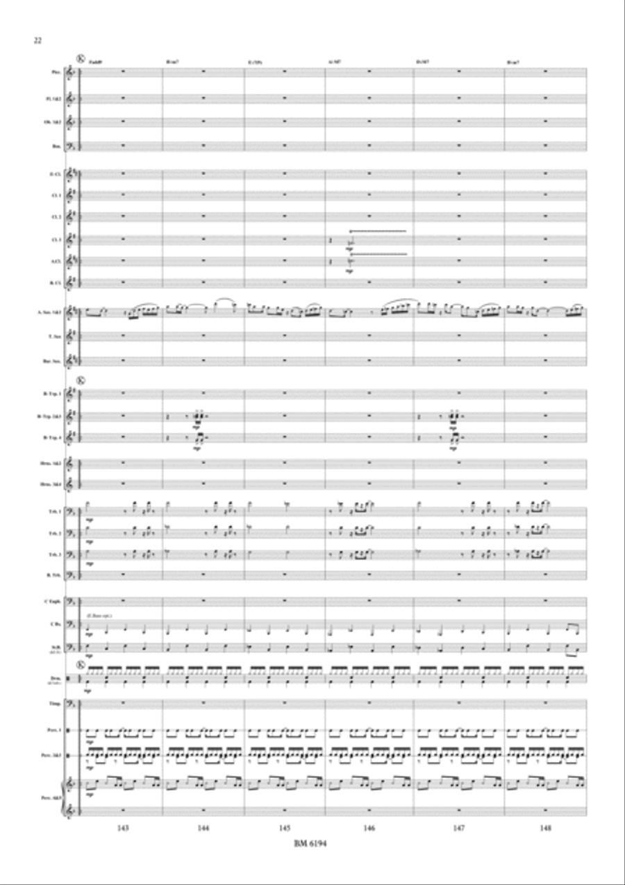Circus Town Parade March for Wind Band Concert Band scores gallery preview page 23