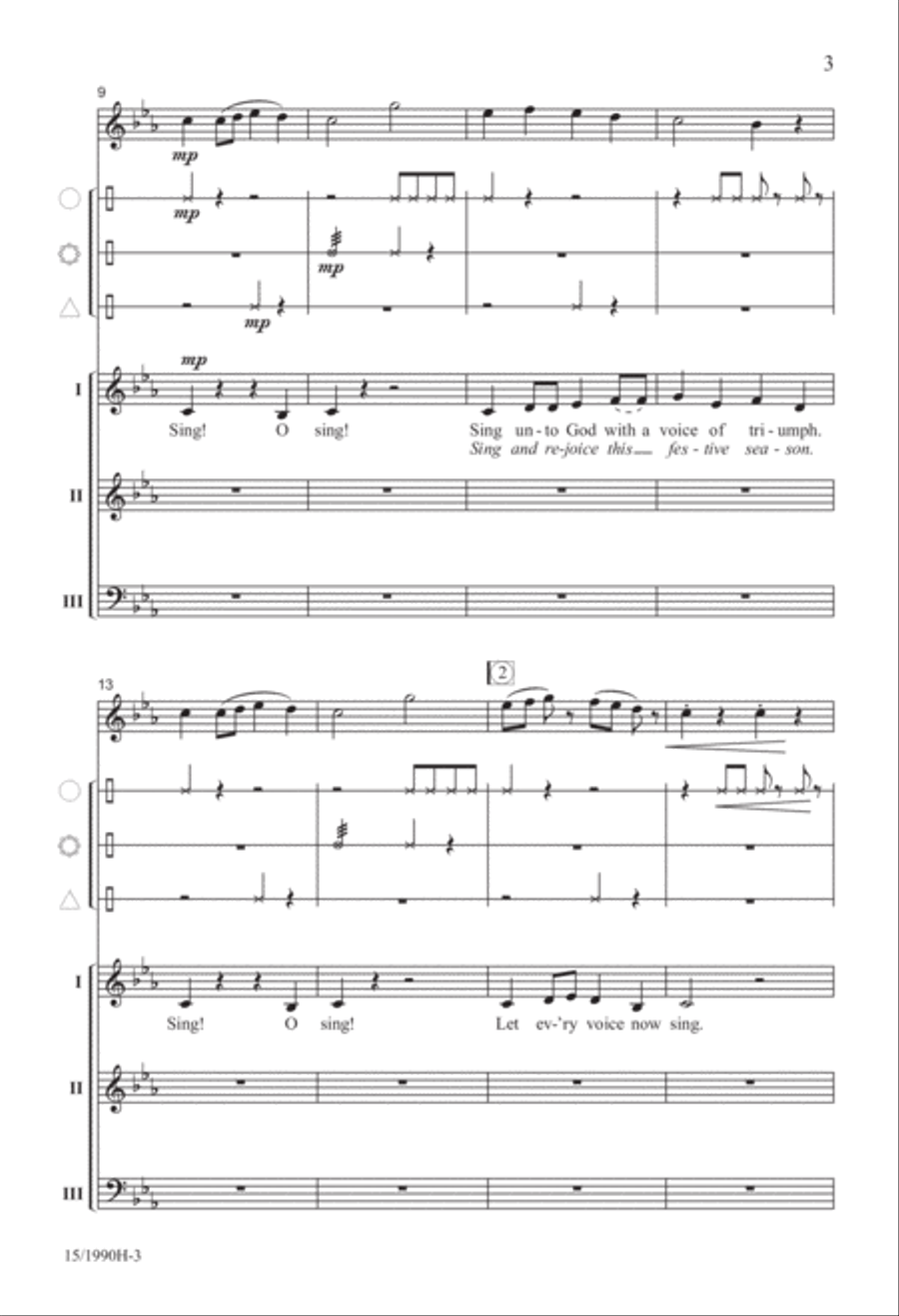 Sing! O Sing!