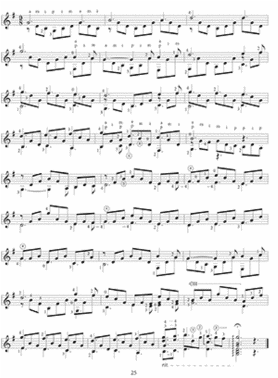 Traditional Christmas Favorites for Classical Guitar Lute scores gallery preview page 3