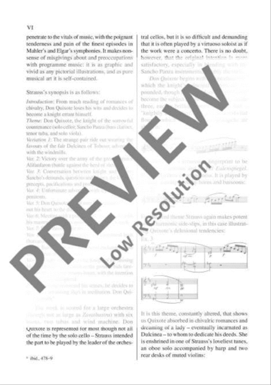 Don Quixote Orchestra scores gallery preview page 7