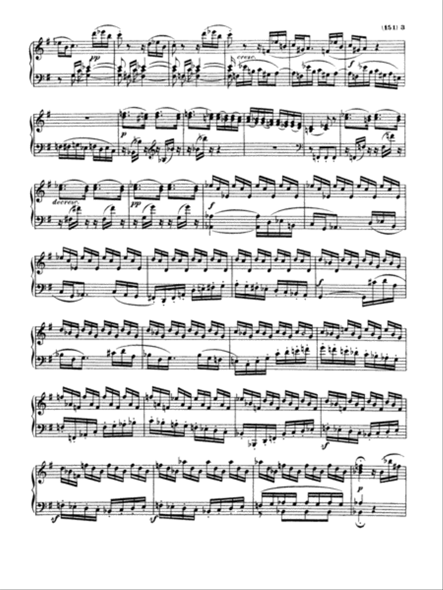 Beethoven: Sonatas (Urtext) - Sonata No. 10, Op. 14 No. 2 in G Major Piano Solo scores gallery preview page 3