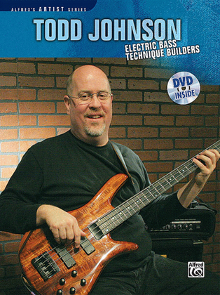 Book cover for Todd Johnson Electric Bass Technique Builders
