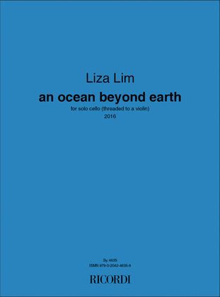 Book cover for An ocean beyond earth