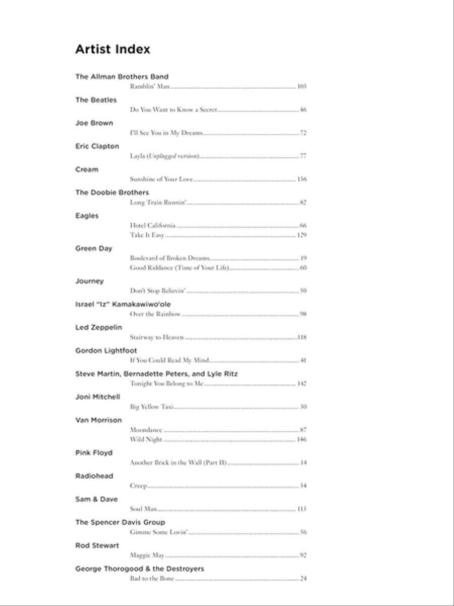 The Complete Idiot's Guide to Rock Hits for Ukulele Ukulele scores gallery preview page 3