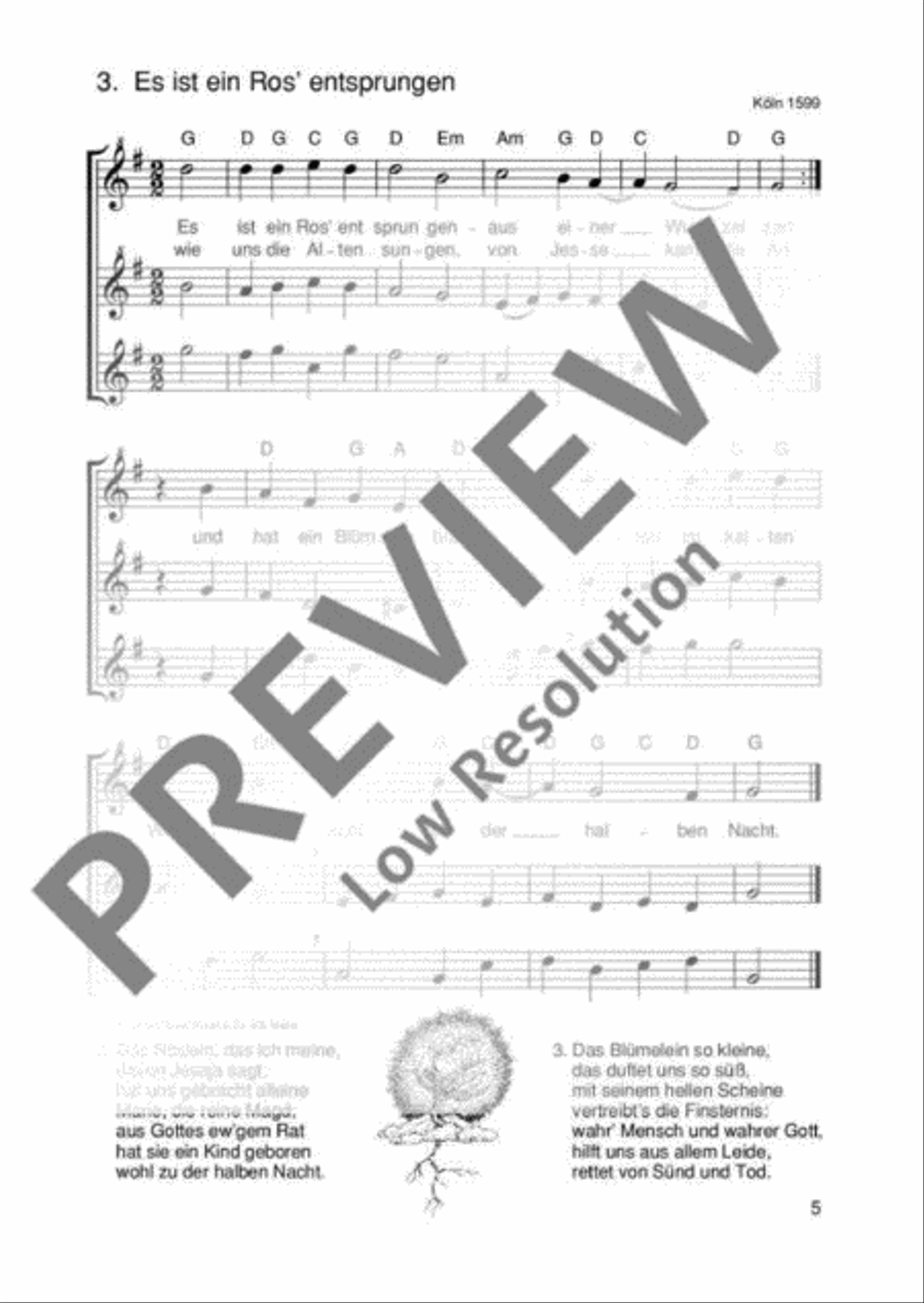Die schönsten Weihnachtslieder SSA scores gallery preview page 6