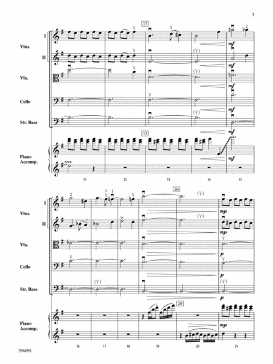 String Suite from Harry Potter and the Order of the Phoenix String Orchestra scores gallery preview page 3