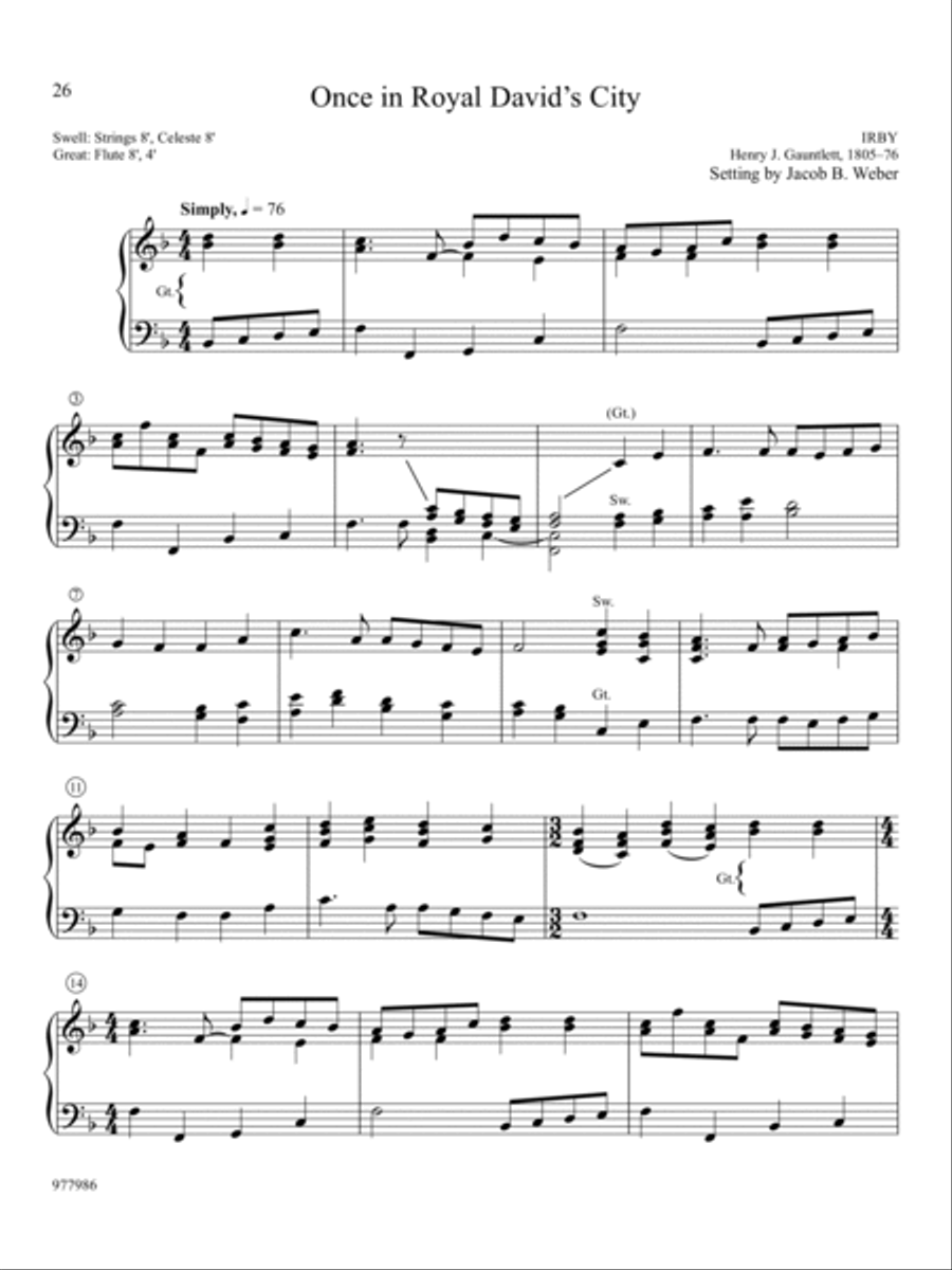 Christmas Simplified: Easy Settings for Organ Organ Solo scores gallery preview page 9