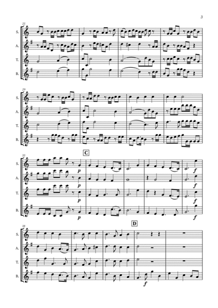 Hallelujah Chorus from Messiah - Sax Quartet image number null