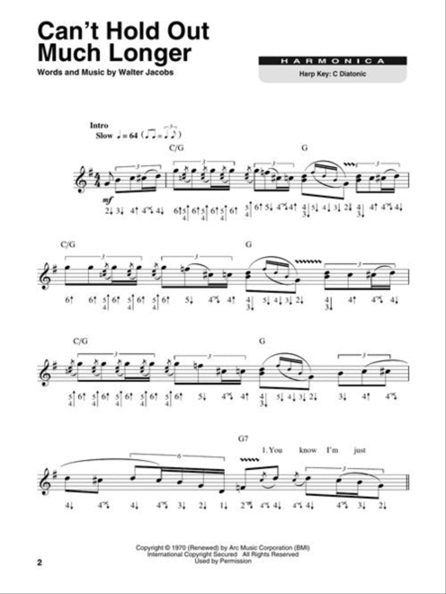 Little Walter Harmonica scores gallery preview page 4