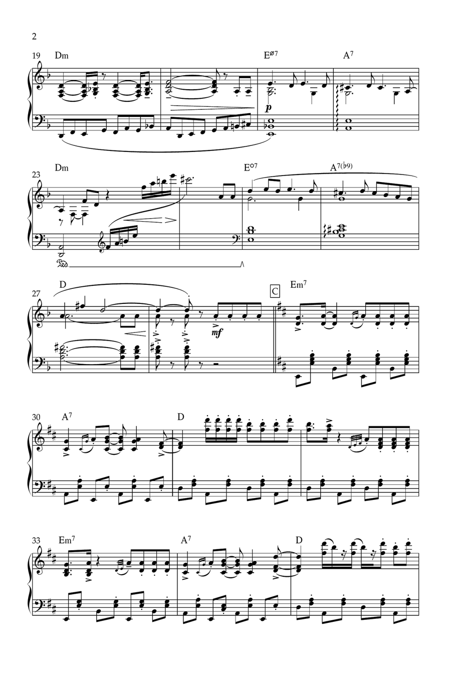 A Night Like This Piano Solo scores gallery preview page 2
