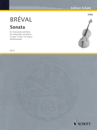 Breval - Sonata In C From Op 40 Cello/Piano