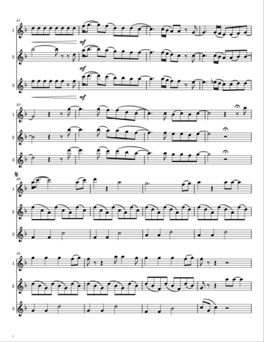 All Of Me All Of Me Woodwind Trio scores gallery preview page 5