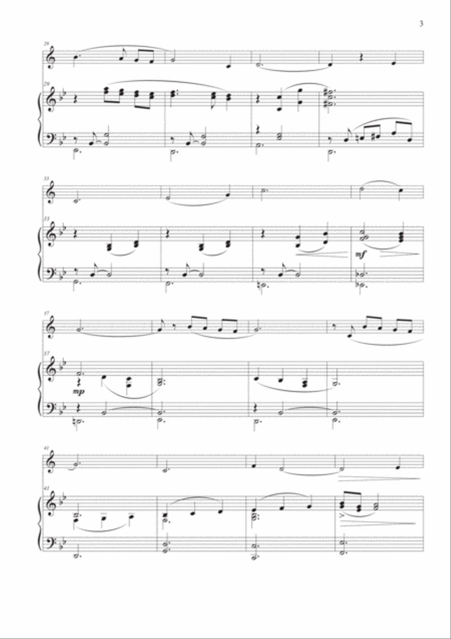 Moon River Trumpet Solo scores gallery preview page 4