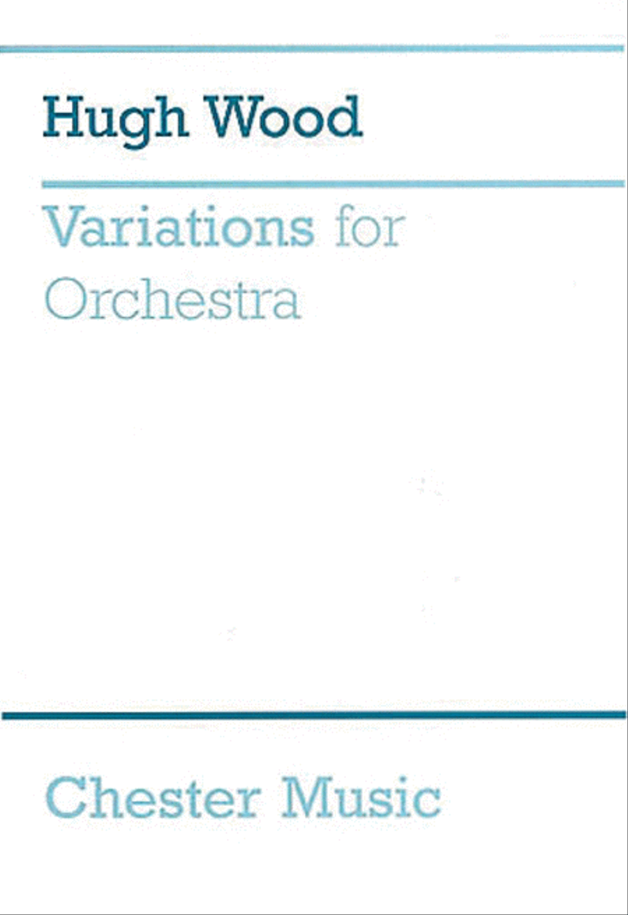 Hugh Wood: Variations For Orchestra Orchestra scores gallery preview page 1