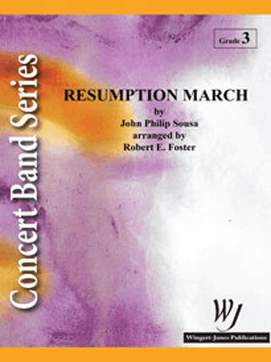Resumption March (Score) Resumption March (Score) Concert Band scores gallery preview page 1