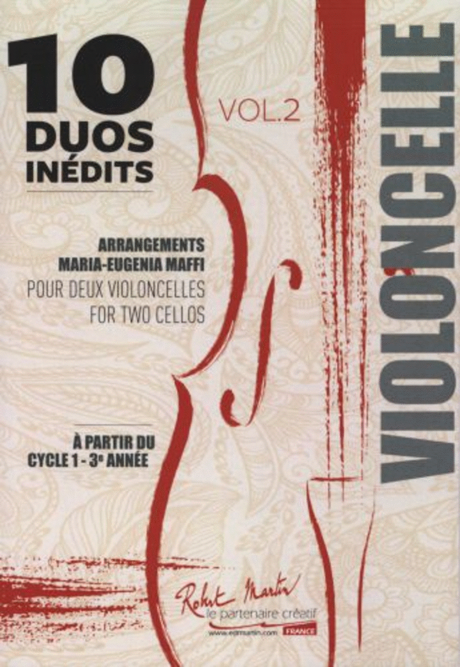 10 duos inedits vol 2 pour 2 violoncelles