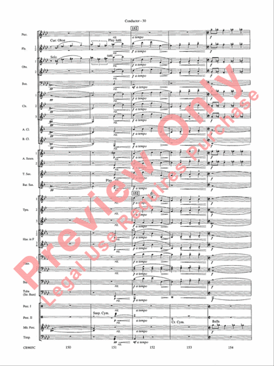 The Symphonic Gershwin The Symphonic Gershwin Concert Band scores gallery preview page 34