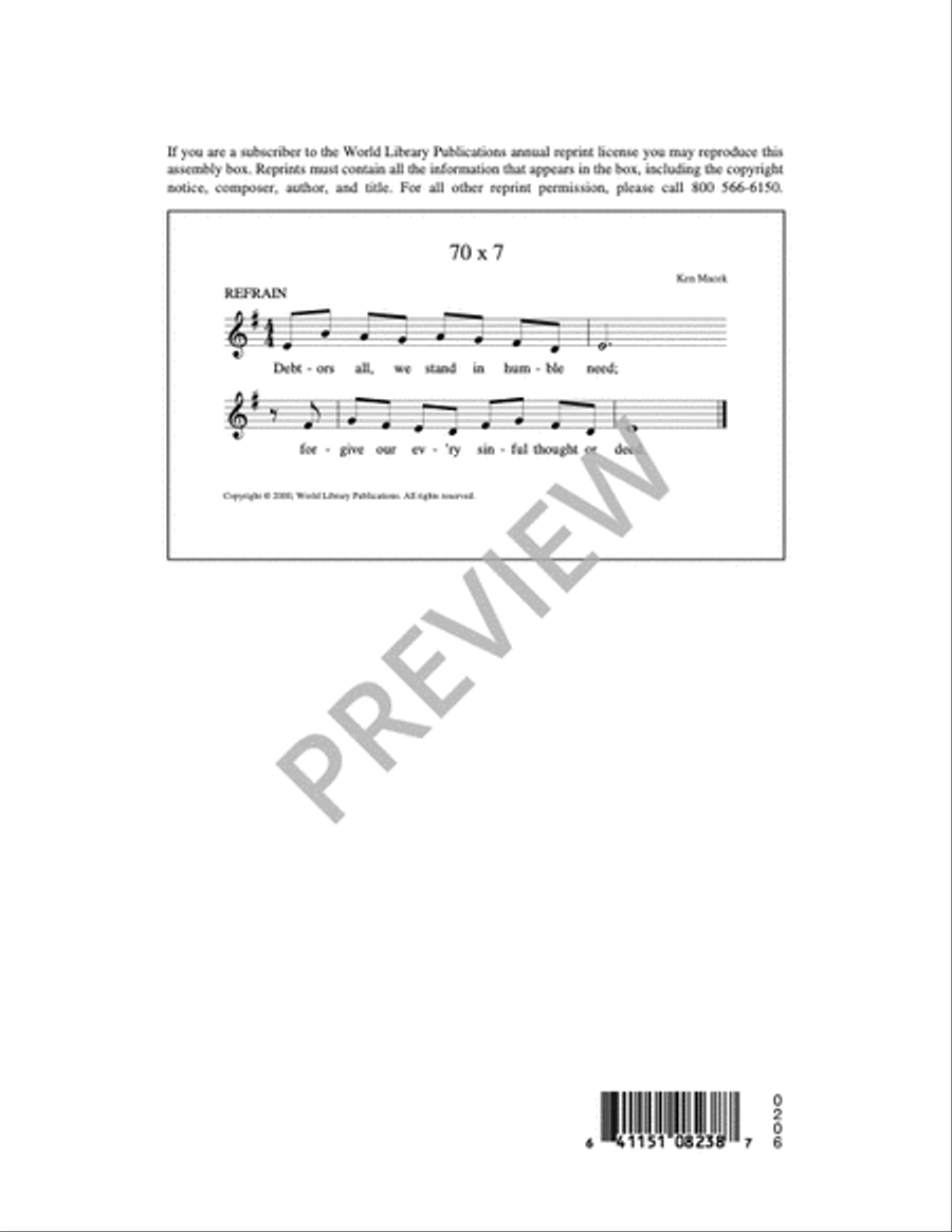 70 x 7 4-Part scores gallery preview page 11
