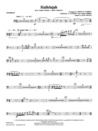 Hallelujah from Handel's Messiah: A Soulful Celebration: 1st Trombone