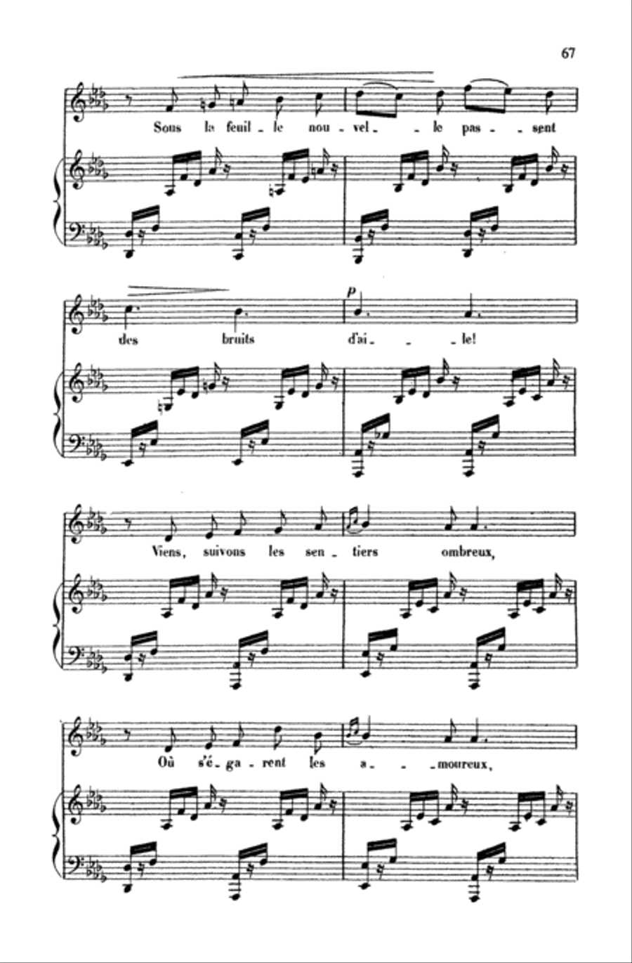 Gounod: Songs, Volume II, High Voice (French) High Voice scores gallery preview page 2
