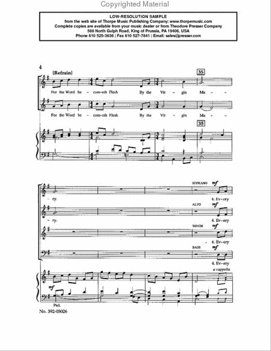 In The Ending of the Year 4-Part scores gallery preview page 3