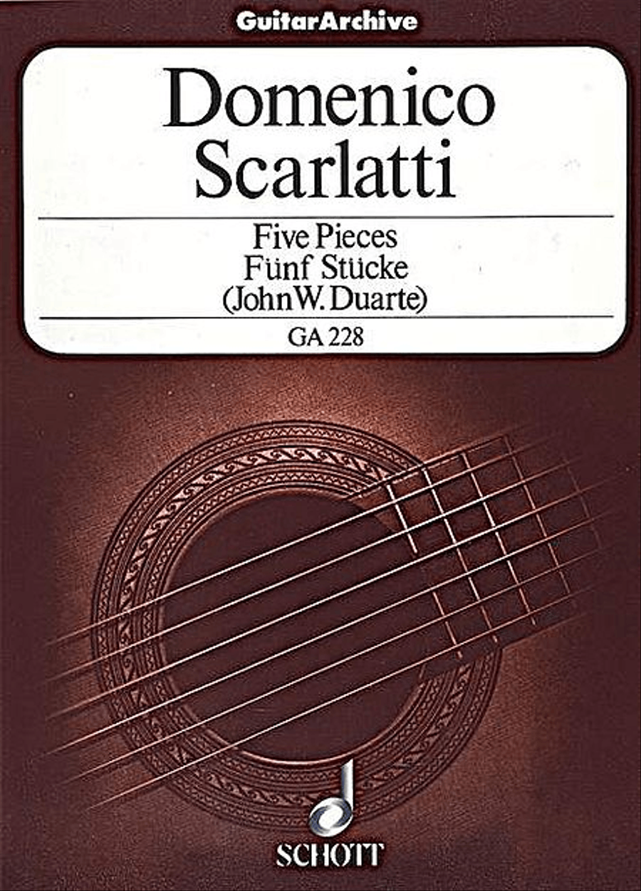 Five Pieces Acoustic Guitar scores gallery preview page 1