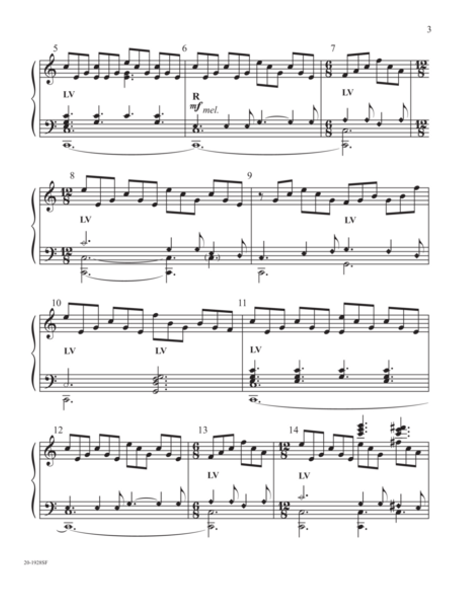 O Holy Night O Holy Night 5-Octaves scores gallery preview page 3