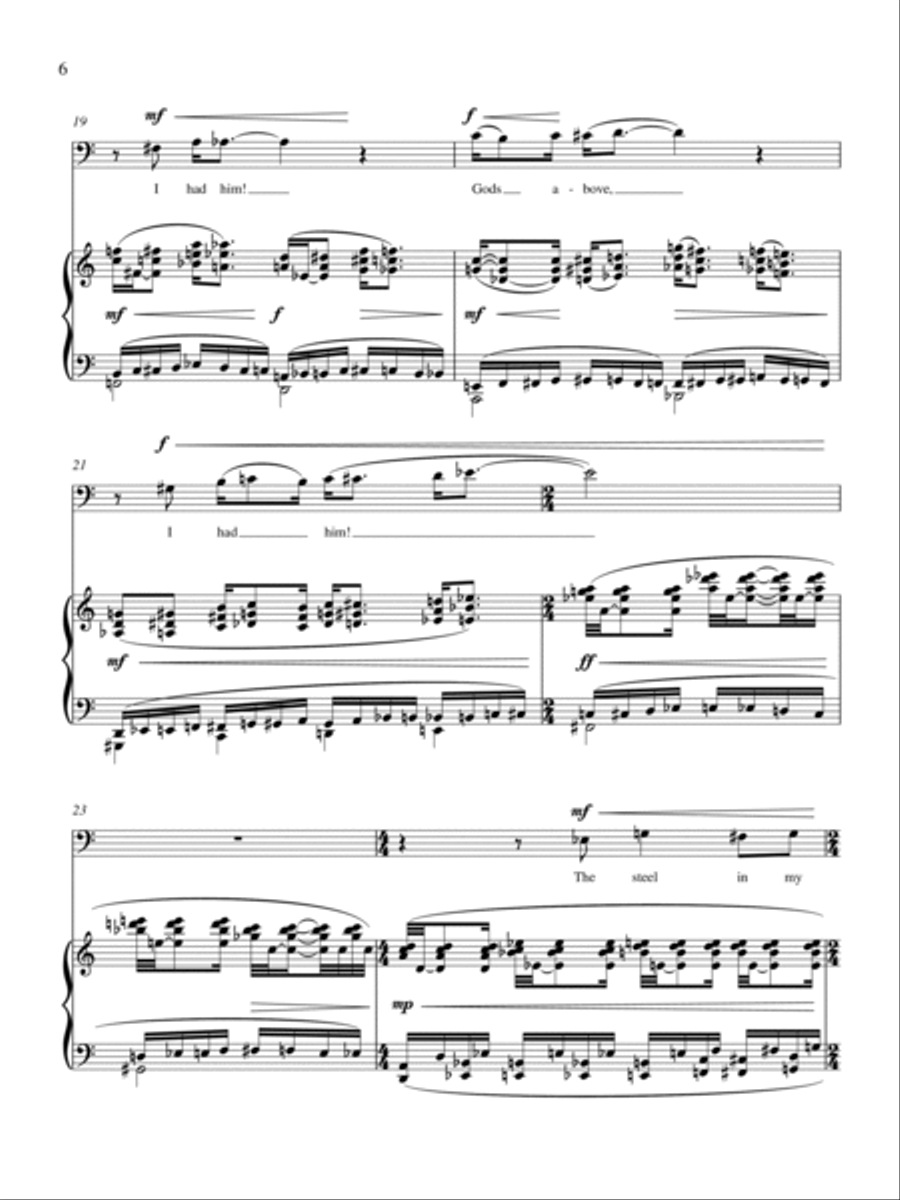 Ahab Baritone Voice scores gallery preview page 6