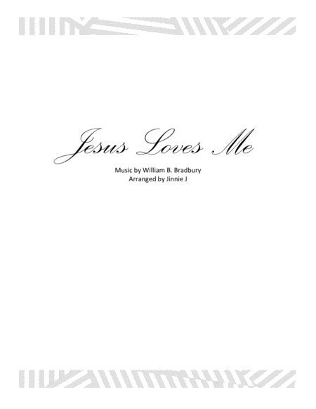 Jesus Loves Me - Piano image number null