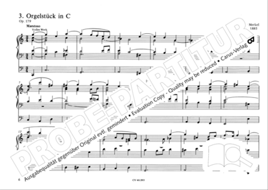 Free Organ Music from the Romantic Period, Vol. I (Freie Orgelmusik der Romantik, Band I)