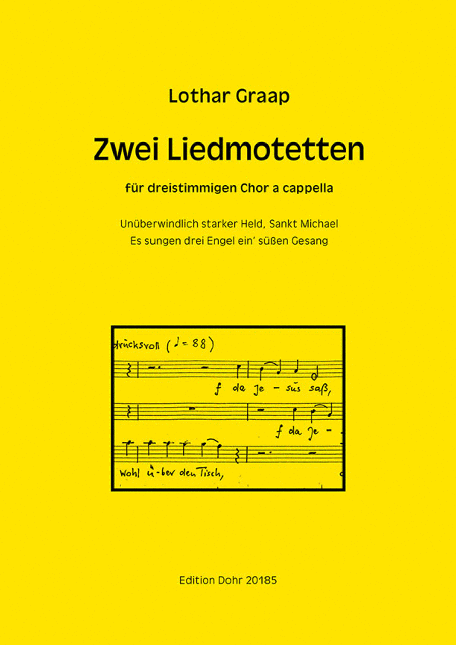 Zwei Liedmotetten für dreistimmigen gemischten Chor a cappella 3-Part scores gallery preview page 1