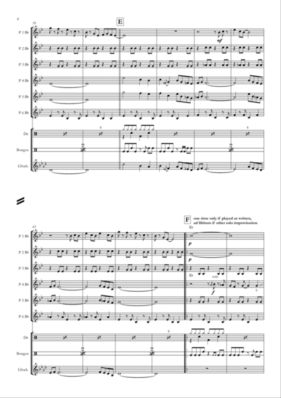 Don't Worry, Be Happy Concert Band scores gallery preview page 4