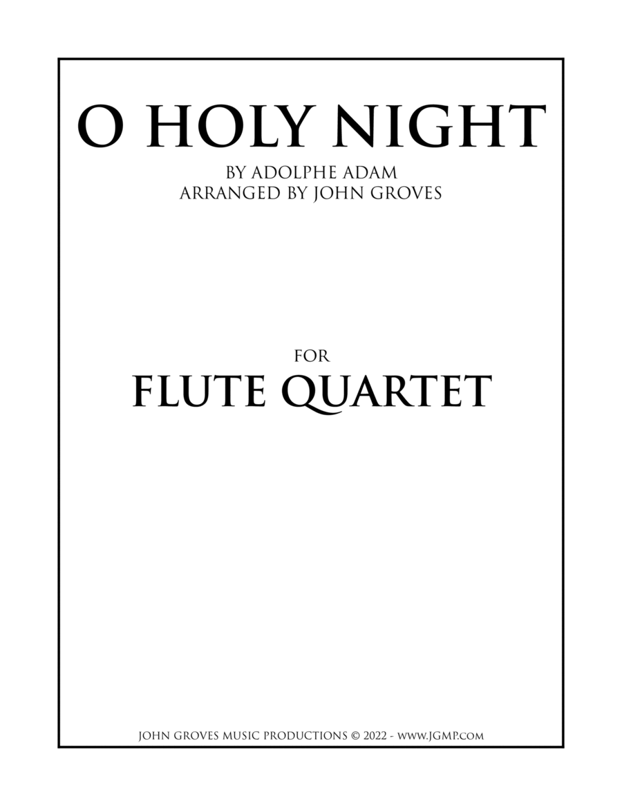 O Holy Night - Flute Quartet image number null