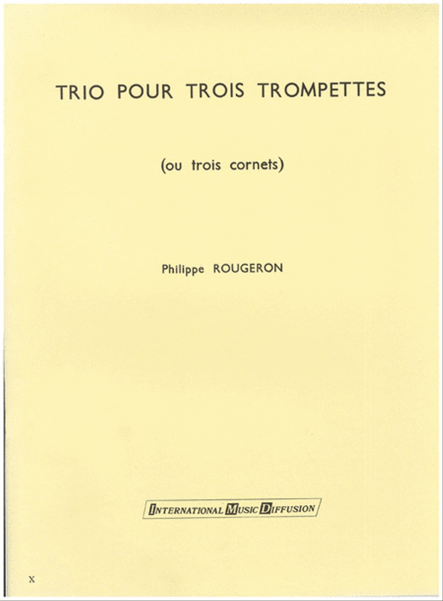 Trio Pour 3 Trompettes Trumpet Trio scores gallery preview page 1