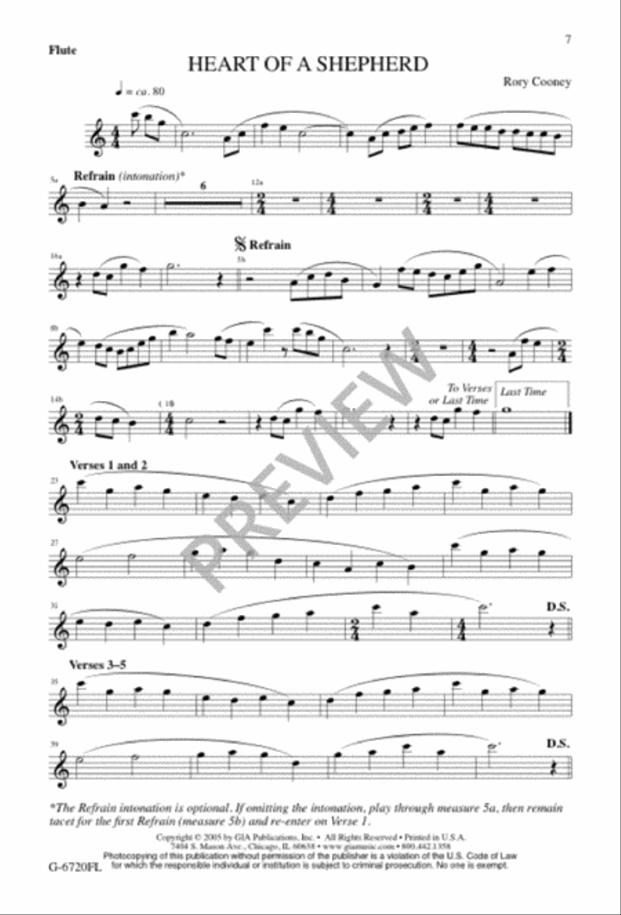 Heart of a Shepherd 3-Part scores gallery preview page 7